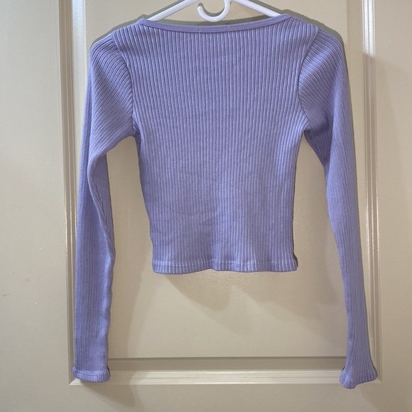 Brandy ❤️ Melville Long Sleeve Ribbed Top - Picture 3 of 4